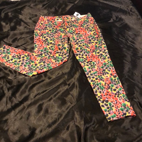 Above the ankle GAP colorful pants - Picture 1 of 5